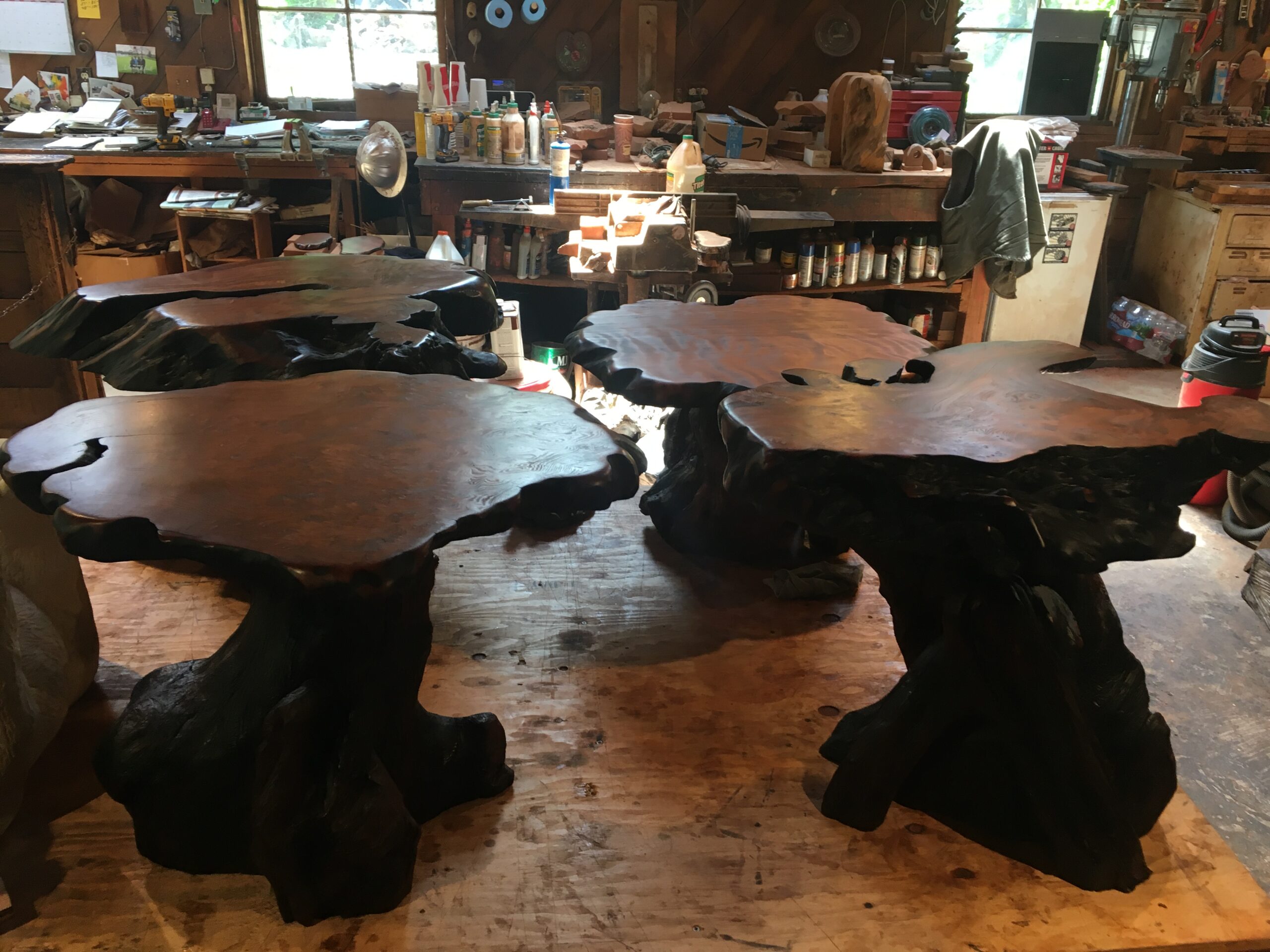 redwood tables